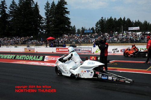 Chris Bostick (near lane) vs Richard Gadson (far lane)